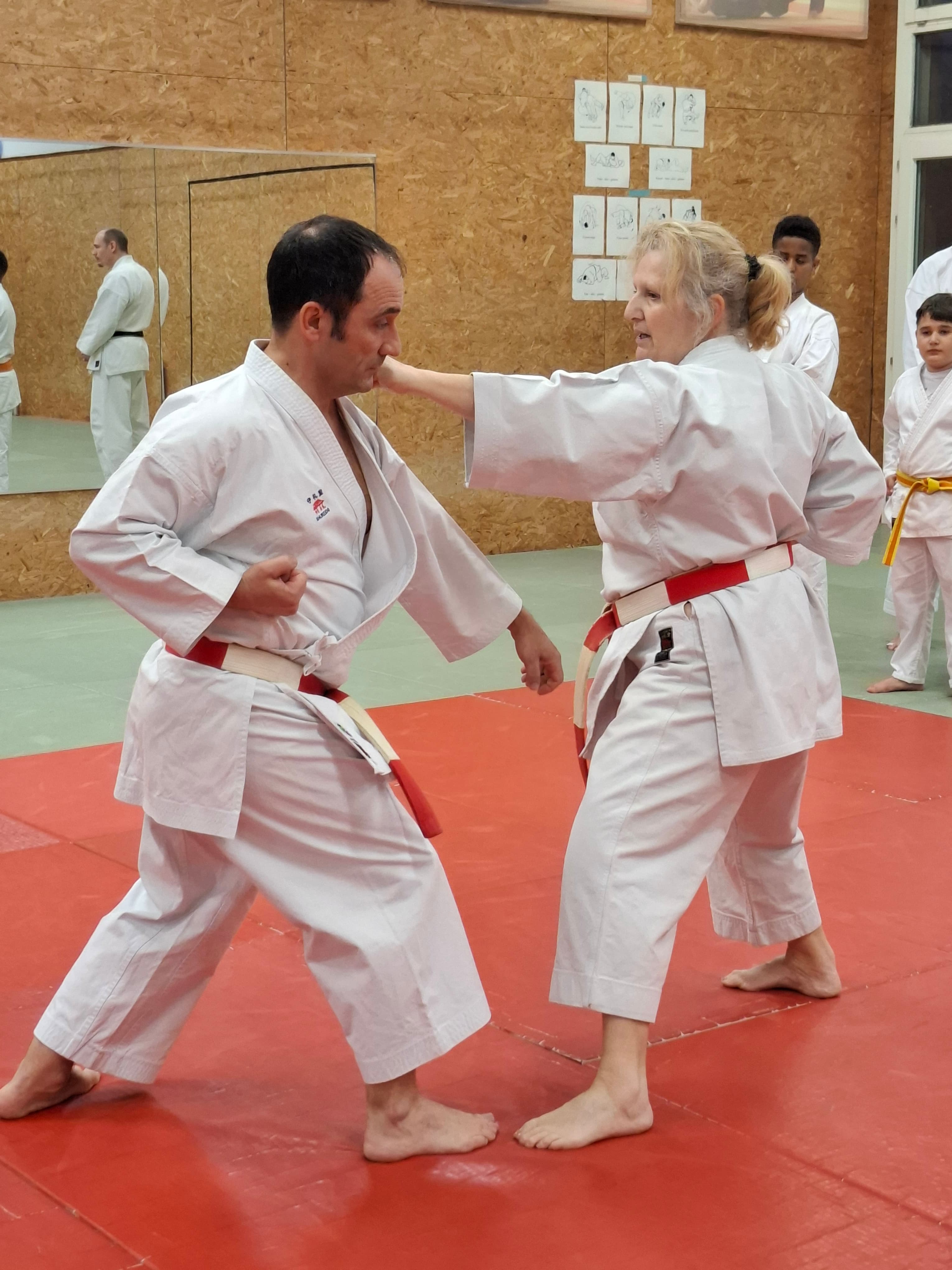Entraînement avec Véronique & Christophe DeVido