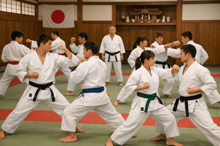 Karaté self-défense : préparation technique au dojo